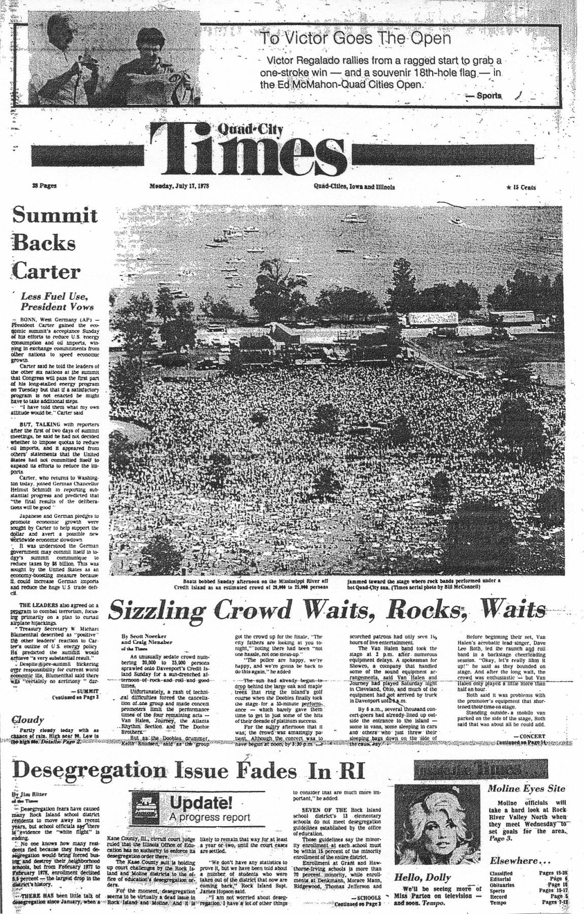 19780717 -- Mississippi River Jam